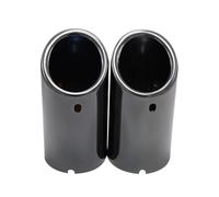 Tubulure D'échappement Lot De 2 Embouts Silencieux D'échappement En Acier Inoxydable Pour BMW F30 E92 E90 Série 3 GT 325i 328i (2013-2018) Echappement Voiture(2pcs Gloss Black)