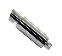Tubulure D'échappement Silencieux D'échappement Universel En Acier Inoxydable Embout Droit De 51 63 Et 76 Mm Echappement Voiture(Bevel Silver 51mm)