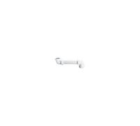 Tubulure lavabo bi matière BMT01 - Filetage 33 x 42 mm - Blanc