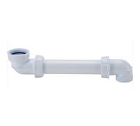 Nicoll Tubulure LF268F – Rallonge arrière en PVC blanc