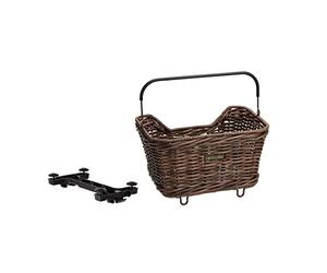 Tubus Carrier Systems GmbH Mixte - Adulte Système Panier Racktime Baskit Willow 2.0 Siège Enfant Marron, 43x31x24