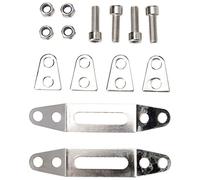 Tubus Adaptateurs de collier – jeu pour Ø 21–22 mm – Argenté
