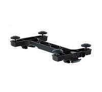 Racktime Adaptateur pour Système Snapit 2.0 avec Verrou noir sans pieds pour la sacoche