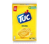 TUC CRACKERS ORIGINAL SALÉ LOT X3 300G, LU, LOT DE 5