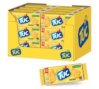TUC Original 100g - Snacks salés fins - Pack de 24 Sachets