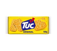TUC Original Paquet de 100g, Crackers Croustillants, Format Pratique à Emporter