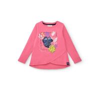 Tuc Tuc T-Shirt Rose avec imprimé Floral et Paillettes pour Fille de la Collection Cold Days (Taille 16 Ans)