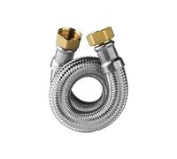 Tucai - Flexible sanitaire Ø intérieur 26 mm - Flexible sanitaire/chauffage Inox Øintér.26mm - Femelle/Femelle 1" - 500mm - EXTRA TWIST