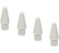 Tucano Apple Pencil / Tucano Pencil 3 embouts de rechange, 4 pièces, blanc - Compatible avec Multigénération, Sensation d'écriture silencieuse