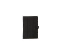 Tucano Facile Plus - Étui à rabat pour tablette - polyuréthane, caoutchouc silicone, cuir écologique - noir - 8" Noir G