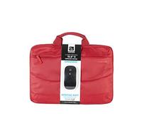 Tucano Borsa Laptop 15.6"/16" Rosso Compatta con Mouse Wireless