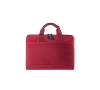 Tucano BSM15-R Smilza Sacoche Fine en Nylon pour Ordinateur Portable 15,6" Rouge