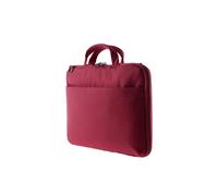 Tucano Darkolor Sacoche Rigide pour Ordinateur Portable jusqu'à 14" avec Fonction Support et bandoulière Amovible Rouge