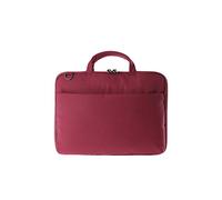 Tucano Darkolor Sacoche Rigide pour Ordinateur Portable jusqu'à 14" avec Fonction Support et bandoulière Amovible Rouge