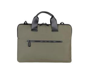 TUCANO - GOMMO - Sleeve pour Ordinateur Portable 14" et MacBook 14", en matériau caoutchouté - Vert Militaire