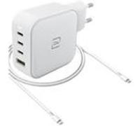 Tucano MA-GAN100-EU-W chargeur d'appareils mobiles Universel Blanc Secteur Charge rapide Intérieure G