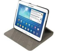 Tucano Macro - Boîtier de protection pour tablette - cuir écologique, métal brossé - gris - 10.1" - pour Samsung Galaxy Tab 3 (10.1 ") gris G