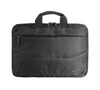 Tucano -Sacoche Noire pour Ordinateurs jusqu'à 15,6 """"" Pouces et MacBook Pro 15.City Bag, Office et University. Porte-Documents et Objets. Poche intérieure pour Tablette et iPhone. Homme et Femme,