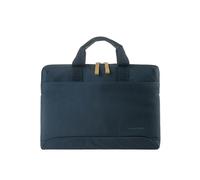 Tucano Smilza Sac Messenger 14" Bleu - Néoprène, Compatible Notebook 13-14", Sangle Épaule Amovible, 370x270x35mm, 354g