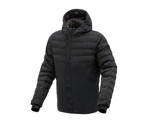 Tucano Urbano Doudoune moto TOPFIVE HYDROSCUD. Veste scooter homme coupe duvet, thermique, coupe-vent et anti-pluie Veste moto homme avec protections Easyflex certifiée CE classe A. Noir Taille M