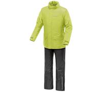 Tucano Urbano Combinaison de pluie moto unisexe Diluvio Day Anti-pluie femme compactable Kit de pluie pour homme Ensemble veste et pantalon imperméable moto et scooter coupe-vent. (Noir) Jaune, M