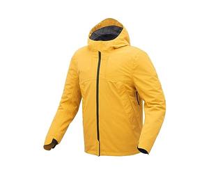 Tucano Urbano Veste moto 4 saisons NEW STEP HYDROSCUD. Veste scooter homme triple couche thermique, coupe-vent et anti-pluie. Veste moto homme slim laminée certifiée CE classe AA. Jaune Taille S