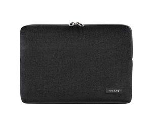 Tucano - Velours Sleeve, Étui en néoprène Compatible avec MacBook Air/Pro 13" et Laptop 12", Coque Porte PC Protection en Velours BFVELMB13-BK Noir