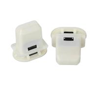 TUCANSBP 10 œillets de vis de siège arrière en Nylon Blanc de Voiture 4L0886373 compatibles for Audi Q7 A4 S4 A5 A6 RS4 RS5 RS6 RS7 Seat Skoda Clip de Fixation Automatique