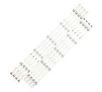TUCANSBP Bande de rétro-éclairage LED, 10 Lampes, compatibles for Samsung TV 55 Pouces, UE55TU8000, UE55TU7100, UE55TU7000, UN55TU8200, UN55TU7000, UN55TU8000, UE55, 8 pièces/Ensemble