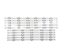 TUCANSBP Bande de rétroéclairage LED, 10 pièces, Compatible for LG 55LF5950 LC550DUE Innotek DRT 3.0 55 Pouces AB 6916L-1730A 6916L-1731A 1991A 6916L-1833A 1834A