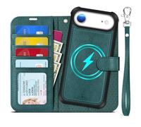 TUCCH Coque Détachable pour iPhone Air 6,5" 5G 2025, Vert Sapin Texturé