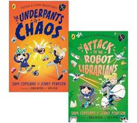 Tuchus & Topps Investigate Series 2 Books Collection Set By Sam Copeland, Jenny Pearson (The Underpants of Chaos & The Attack of the Robot Librarians)