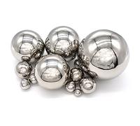 Tucireat Boules de Regard en Acier Inoxydable 15 Boule Décorative Boules de Jardin pour Extérieur Boule Creuse Polie Gazing Globe Sphères Creuses Boules en Acier Inoxydable pour Deco Jardin 16-120 mm