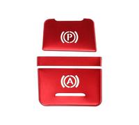 TUCKBOLD Autocollant De Bouton De Commutateur De Frein À Main Électronique Pour Audi A6 C7 Rs6 S6 A7 Rs7 S7 2012-2018 Console Garniture Intérieure Bouton P A Rouge 1 Ensemble