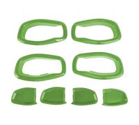 TUCKBOLD Cache De Bol De Poignée De Porte Intérieure Pour Jeep Renegade 2015-2023 Cadre De Décoration De Poignée De Porte Intérieure Abs Vert 4 Pcs