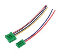 TUCKBOLD Connecteur De Câble De Résistance De Moteur De Soufflante Pour Peugeot 107 207 607 Étanche No.7701048390 Adaptateur De Faisceau De Câblage Vert 1 Ensemble Pour Renault Clio