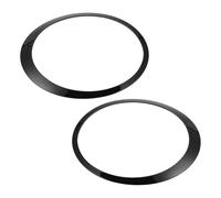 TUCKBOLD Enjoliveur De Phare pour Mini Cooper 2007-2015 No.51137149905/51137149906 Avant Gauche Droit Couvercle De Phare décorer En Tons Argent 1 Paire