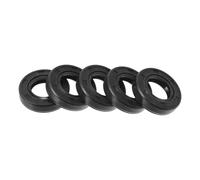 TUCKBOLD Joint D'Huile Universel Tc À Double Lèvre Avec Bague D'Étanchéité En Acier À Ressort Rotatif 14X25X6Mm Caoutchouc Nbr Haute Pression Noir 5 Pièces
