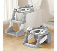 TuckInn Siège d'apprentissage de la propreté, siège de toilette pour tout-petits garçons et filles, toilettes d'apprentissage de la propreté avec urinoirs, marchepied et protection anti-éclaboussures