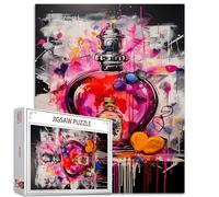 Tucocoo Banksy Puzzle bouteille de parfum pour adultes 1000 pièces, puzzle coloré pour décoration de la maison, cadeaux, puzzle familial, parfait pour les soirées de jeu