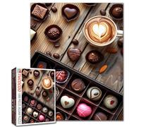 Tucocoo Casse-tête de 1 000 pièces pour adultes, tasse à café pour jeux d'activités familiales stimulants, 68,6 x 50,8 cm, puzzle à faire à la main pour décoration d'intérieur, cadeaux