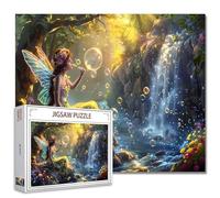 Tucocoo Puzzle Angel Little Girl of Prayer de 1 000 pièces pour adultes, lapins, oiseaux, forêt, jeux d'activités familiales, puzzle coloré pour décoration d'intérieur, cadeau