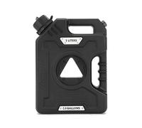 Tucool Racing 3L Jerry Can Fuel Tank 0.8 Gallon Backup Gas Can Fits for Motorcycle SUV ATV Cars Boat Offroad (3L Black Only Tank)