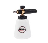 Tucool Racing Canon à mousse - Lance à mousse à neige réglable de 6,35 mm pour nettoyeur haute pression, mousse épaisse et riche, compatible avec Karcher K1700, K1800 et plus (blanc)