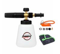 Tucool Racing Canon à mousse réglable pour Karcher K2-K7 (sauf série PS) | 1300-3600 PSI | Lance à mousse épaisse pour lavage de voiture (blanc)
