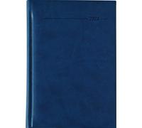 Tucson Agenda de bureau 2024 bleu - Format A5-1 jour 1 page - 352 pages - Couverture Tucson - Planificateur de rendez-vous Alpha Edition