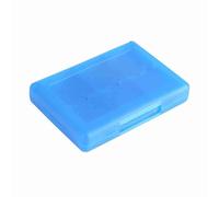 Tudaheuiy Étui de la Carte de Jeu, 28 sur 1 PP PP en Plastique Card de Jeu Boîte de Rangement Protective Cartridge Système de Stockage Organisateur de Carte de Jeu pour 3DS DSL DSI LL (Blue)