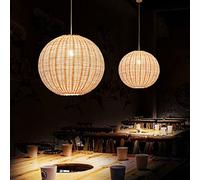 TUDERE Le Lustre De Style Japonais Éclairage De Maison Rétro pour Le Décor Plafonnier De Fujiku Le Lustre en Osier Évidé Éclairage De Plafond en Bambou De Personnalité Utilisé À La Lanterne Antique