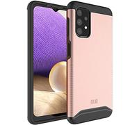 TUDIA DualShield Coque pour Samsung Galaxy A32 5G Case [Merge] Antichoc Double Couche Qualité Militaire Mince Robuste Housse de Protection pour téléphone Samsung A32 (Or Rose)