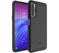 TUDIA DualShield Coque pour TCL 20L / TCL 20S / TCL 20 5G / TCL 20L+, [Merge] Antichoc qualité Militaire Robuste Double Couche Robuste Mince étui de Protection Rigide (Noir Mat)